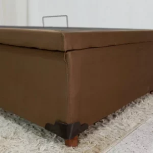 Alternative view of Base Box Baú Solteiro Prime 88x188x38 Sued Chocolate SE